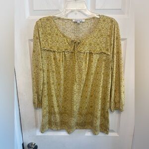 Rose + Olive Boho Top
